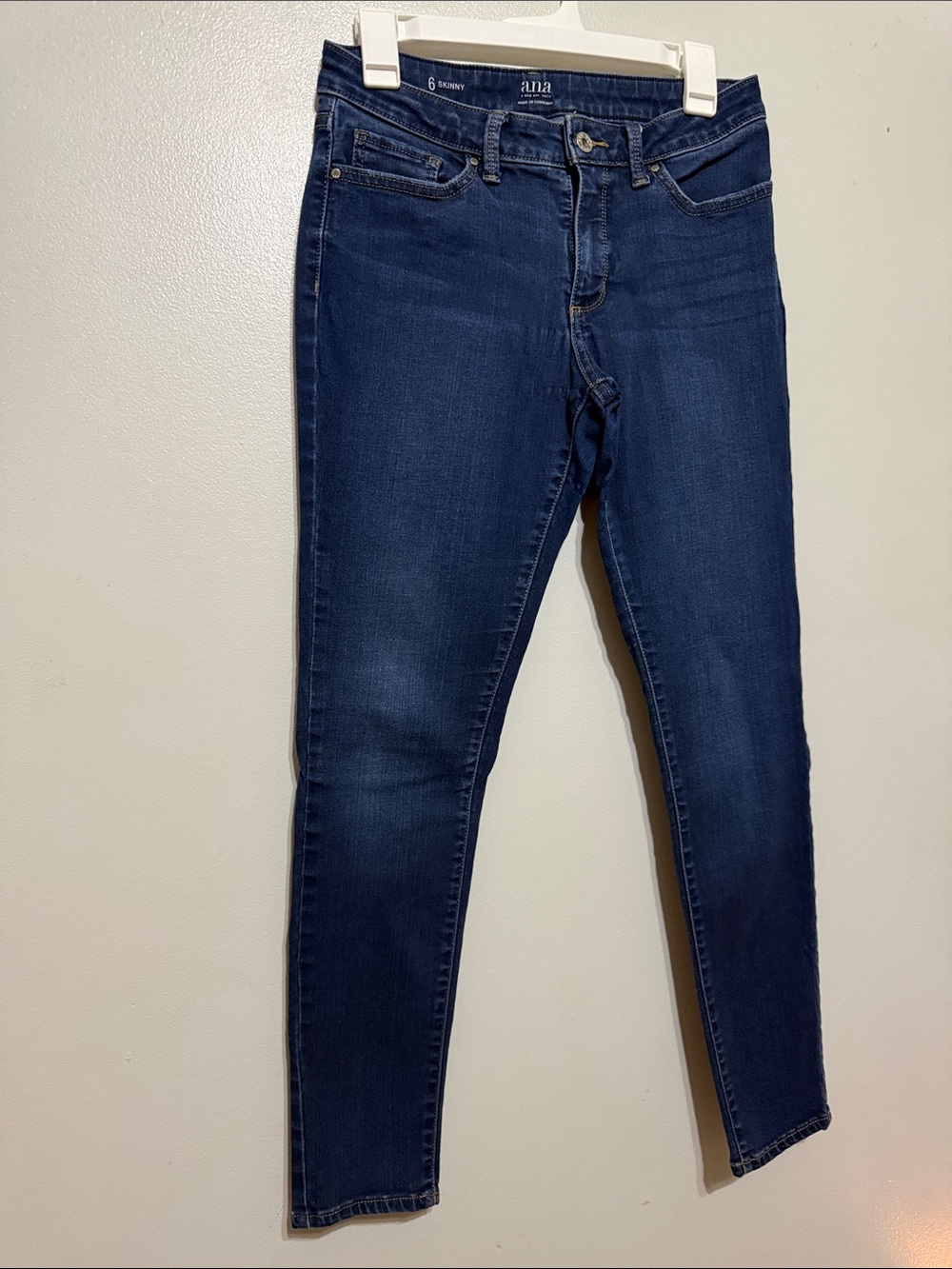 a.n.a Women's Skinny Jeans - Dark Indigo